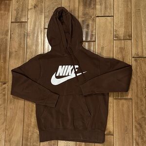 Nike Chocolate Brown Hoodie for Men